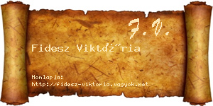 Fidesz Viktória névjegykártya