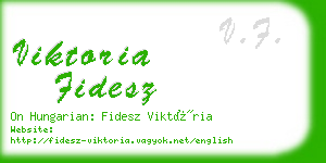 viktoria fidesz business card